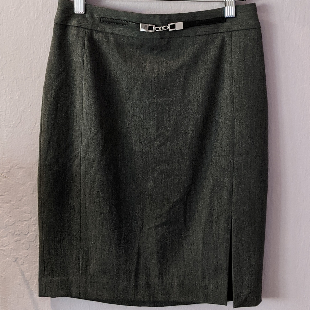 Express pencil skirt size 2, charcole